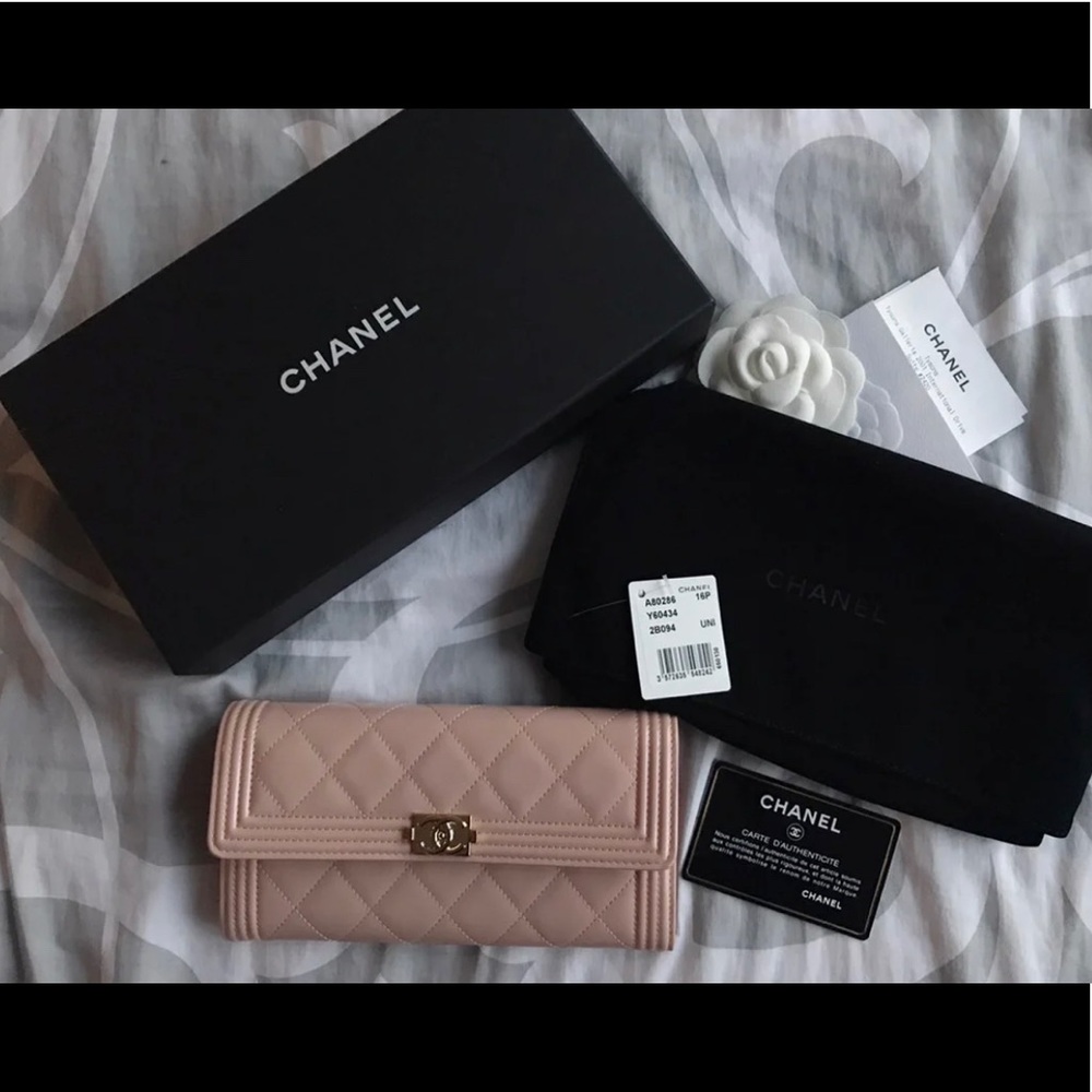 Boy Chanel Quilted Flap Wallet